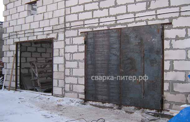 Ворота из листового металла СПБ