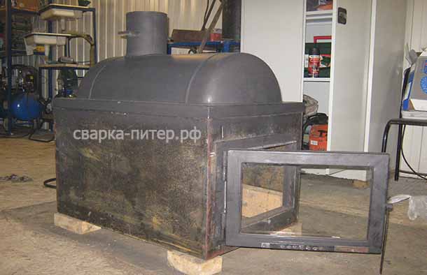 Металлическая отопительная печь Санкт-Петербург