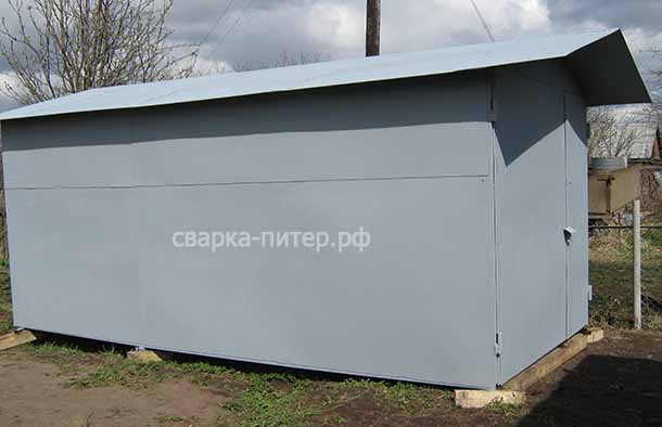 Листовой гараж