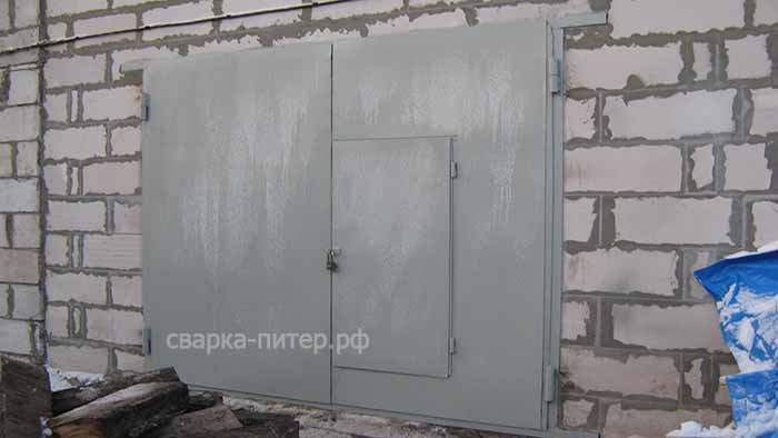 Металлические ворота